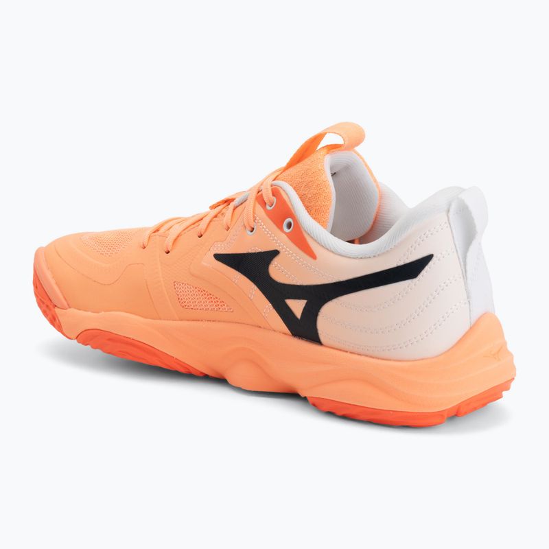 Tinklinio bateliai Mizuno Wave Momentum Elite flamingo coral/lava orange/white 3