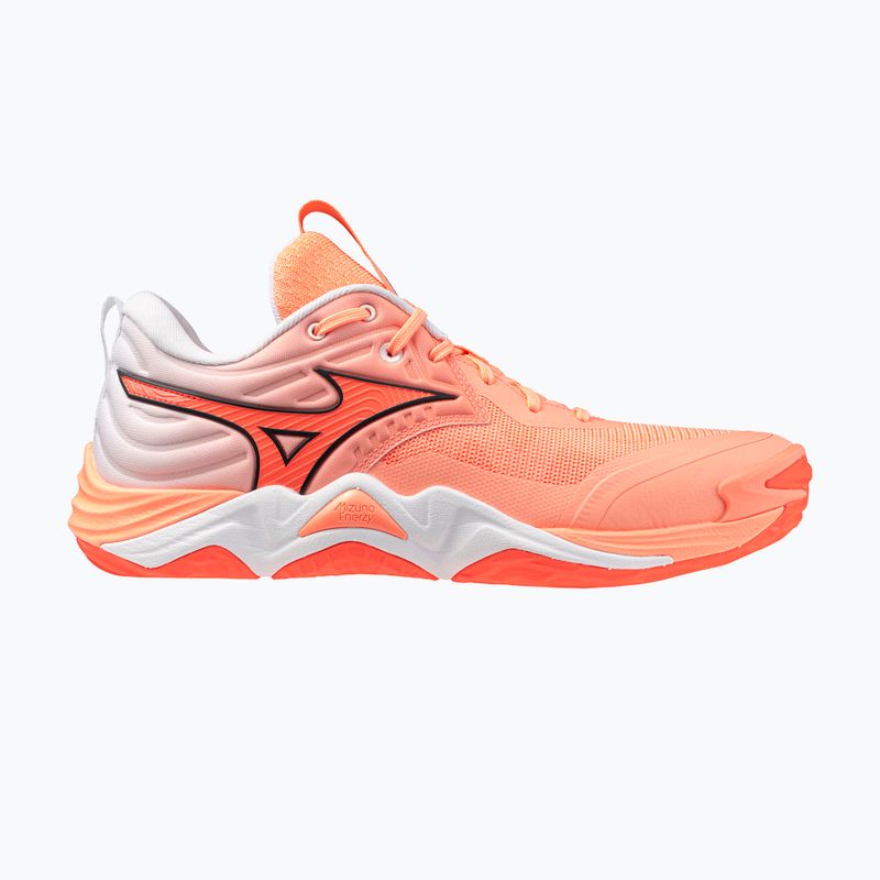Tinklinio bateliai Mizuno Wave Momentum Elite flamingo coral/lava orange/white