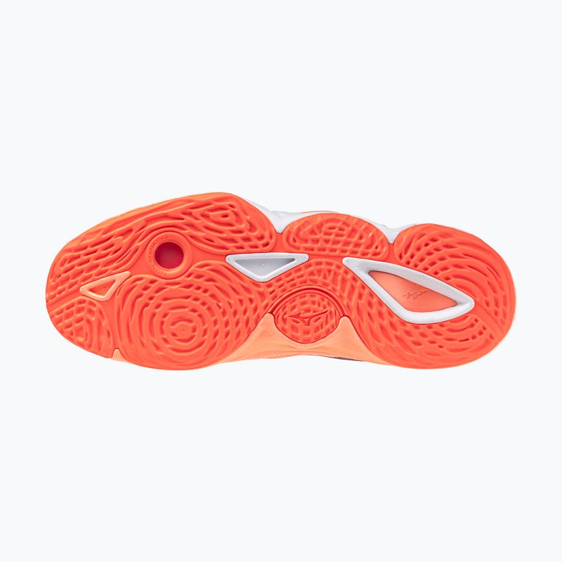 Tinklinio bateliai Mizuno Wave Momentum Elite flamingo coral/lava orange/white 4