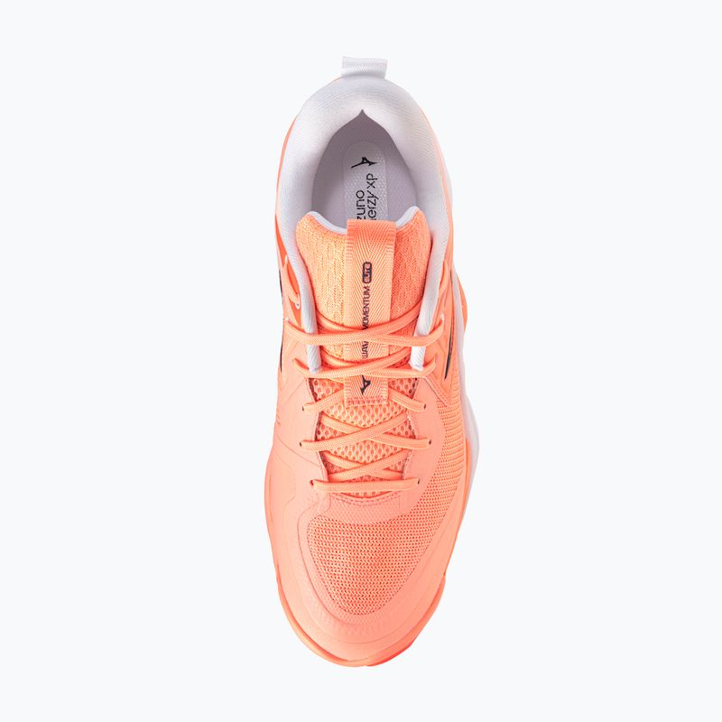 Tinklinio bateliai Mizuno Wave Momentum Elite flamingo coral/lava orange/white 5