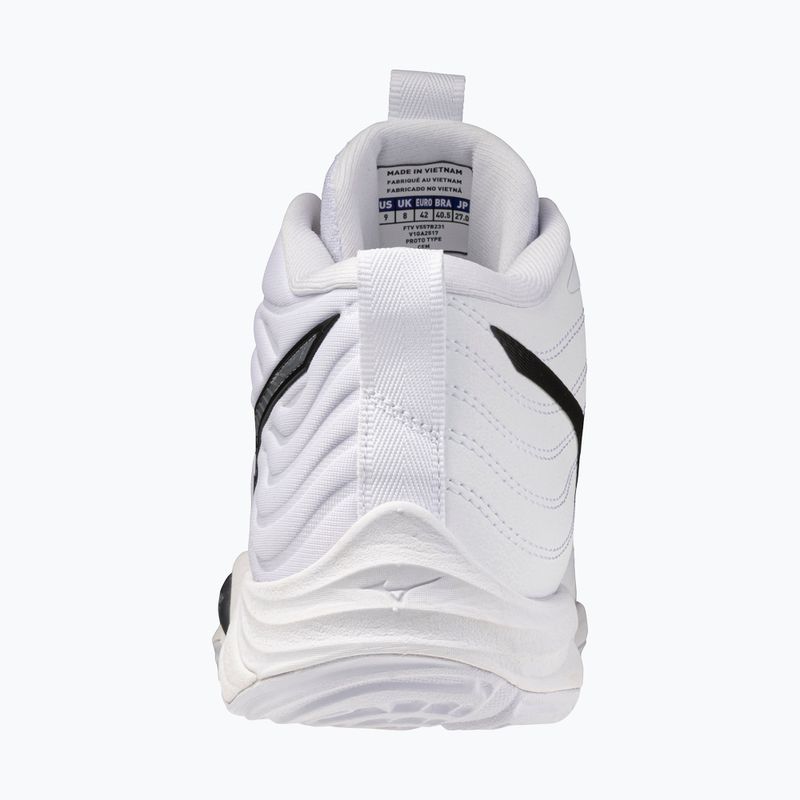 Tinklinio bateliai Mizuno Wave Momentum Elite Mid white/metallic gray/black 3