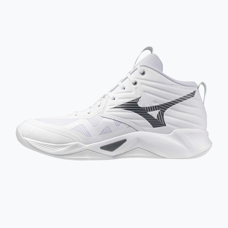 Tinklinio bateliai Mizuno Wave Momentum Pro Mid white/metallic gray/black