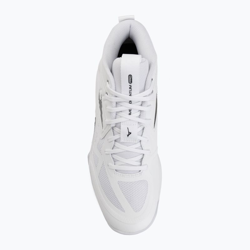 Tinklinio bateliai Mizuno Wave Momentum Pro Mid white/metallic gray/black 5