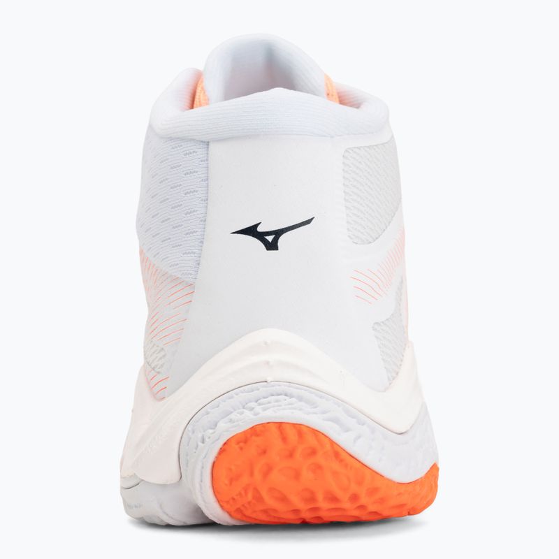 Tinklinio bateliai Mizuno Wave Lightning Elite Mid Flamingo Coral/Lava Orange/White 6