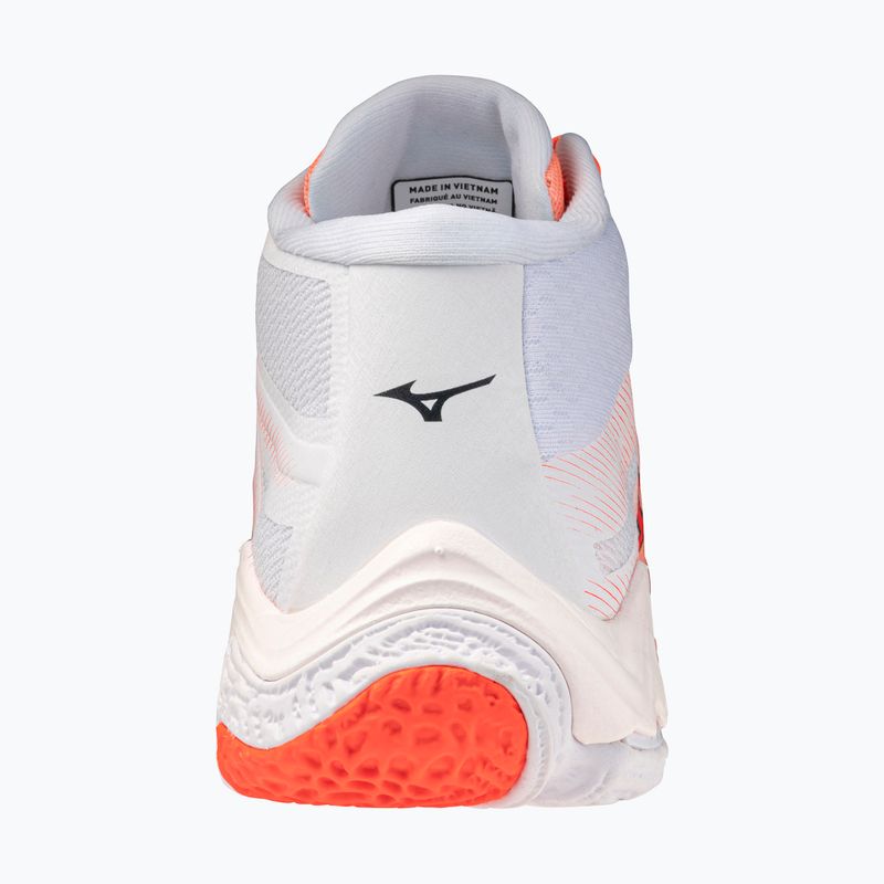 Tinklinio bateliai Mizuno Wave Lightning Elite Mid Flamingo Coral/Lava Orange/White 3