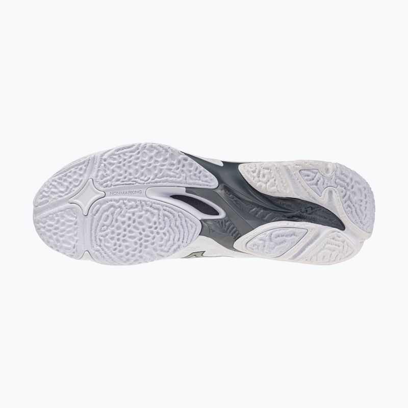 Tinklinio bateliai Mizuno Wave Lightning Elite Mid White/Ultimate Gray/Black 4