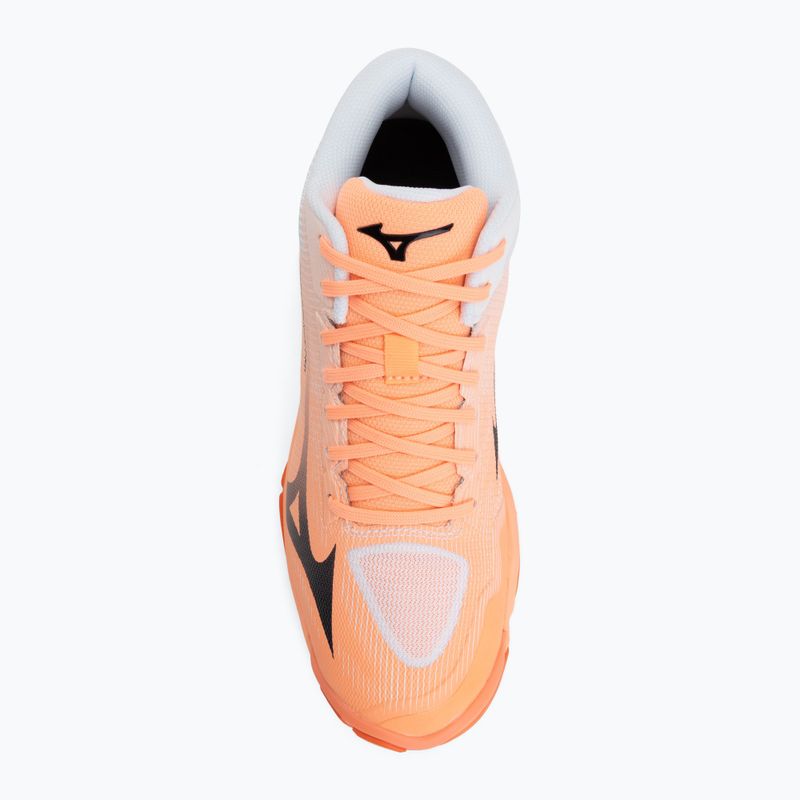 Tinklinio bateliai Mizuno Wave Lightning Pro Mid flamingo coral/carbon/white 5