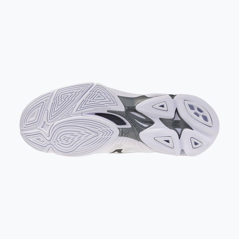 Tinklinio bateliai Mizuno Wave Lightning Pro Mid white/black/ultimate gray 4