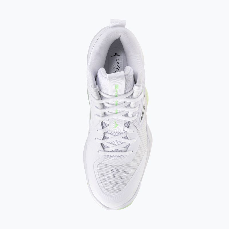 Moteriški tinklinio bateliai Mizuno Wave Momentum Elite Mid white/balsam green/ambrosia 5