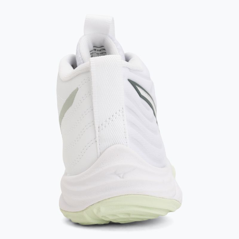Moteriški tinklinio bateliai Mizuno Wave Momentum Elite Mid white/balsam green/ambrosia 6
