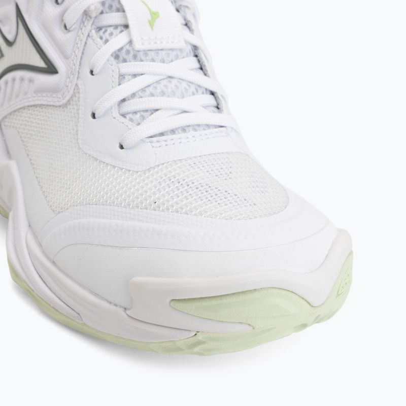 Moteriški tinklinio bateliai Mizuno Wave Momentum Elite Mid white/balsam green/ambrosia 7