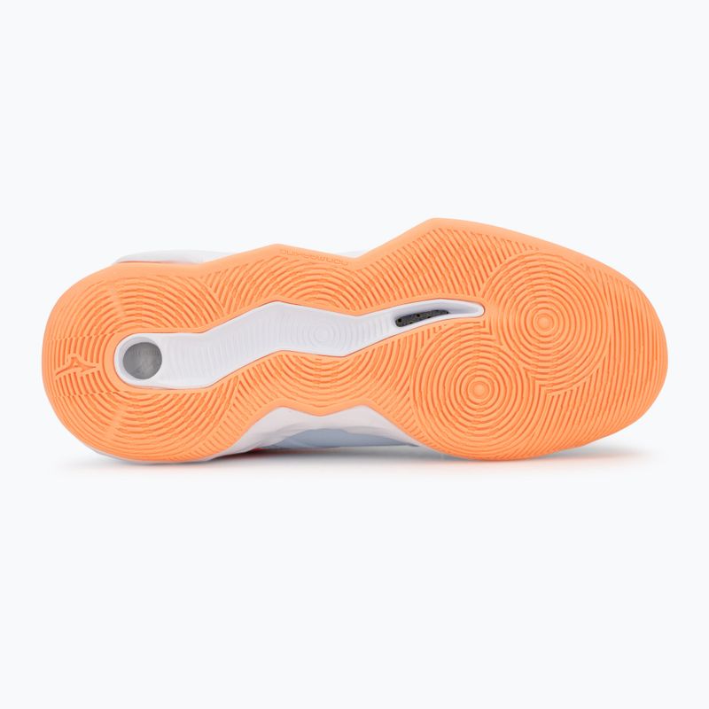 Moteriški tinklinio bateliai Mizuno Wave Momentum Pro blue finch/lava orange/flamingo coral 4