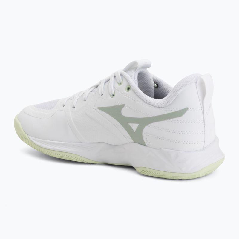 Moteriški tinklinio bateliai Mizuno Wave Momentum Pro white/aqua gray/ambrosia 3