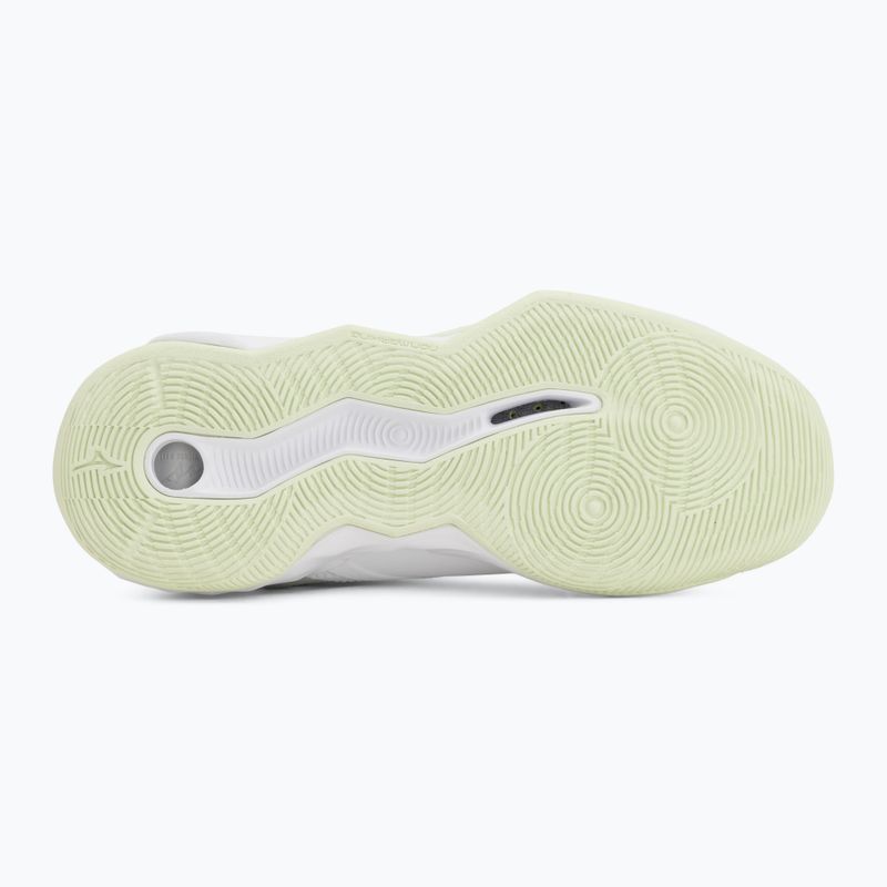 Moteriški tinklinio bateliai Mizuno Wave Momentum Pro white/aqua gray/ambrosia 4