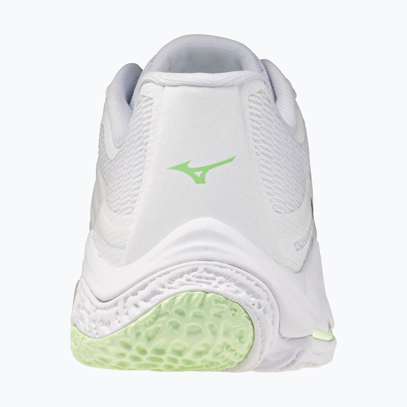 Moteriški tinklinio bateliai Mizuno Wave Lightning Elite white/balsam green/ambrosia 3