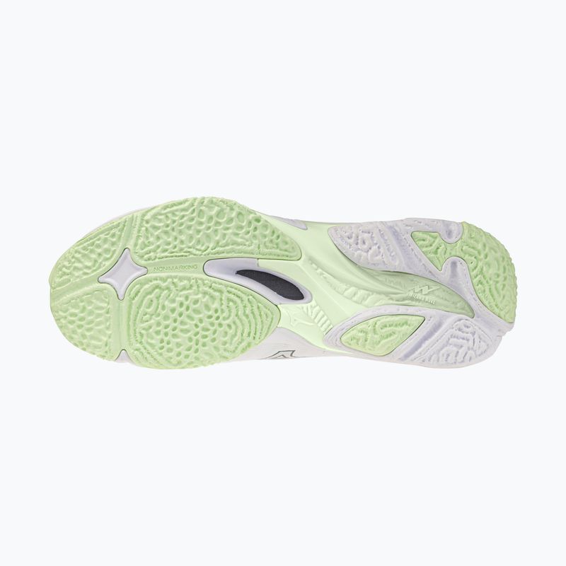 Moteriški tinklinio bateliai Mizuno Wave Lightning Elite white/balsam green/ambrosia 4
