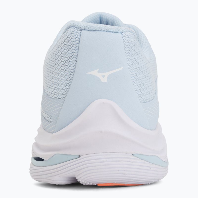 Moteriški tinklinio bateliai Mizuno Wave Lightning Pro blue finch/lava orange/flamingo coral 6