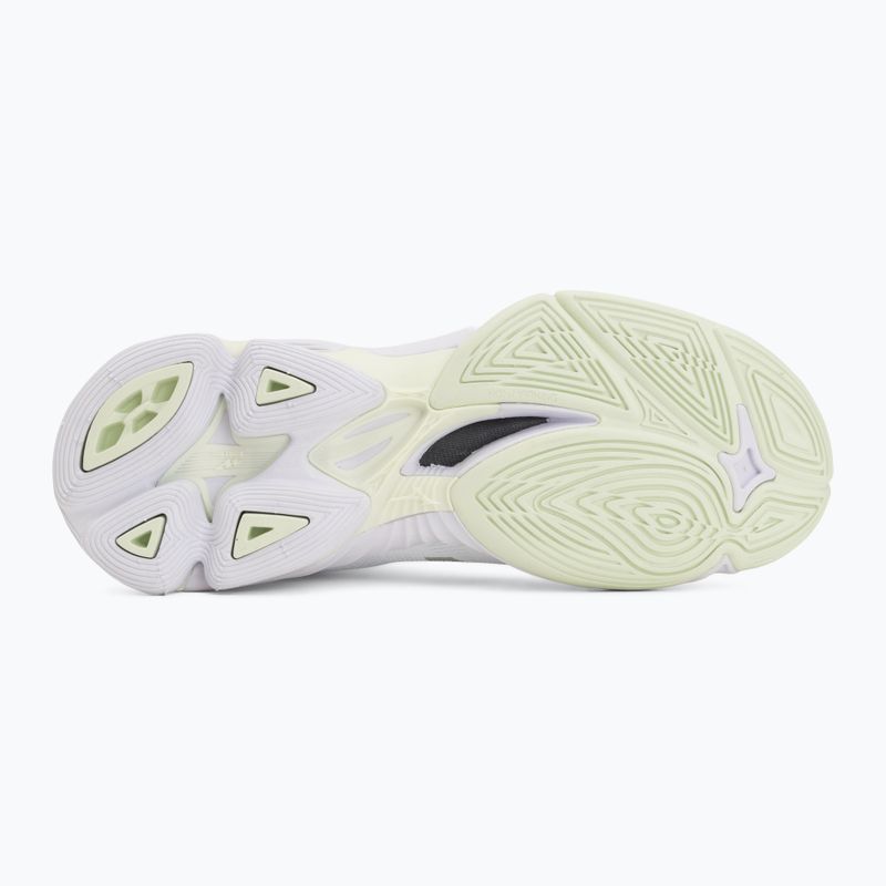 Moteriški tinklinio bateliai Mizuno Wave Lightning Pro Mid white/aqua gray/ambrosia 4