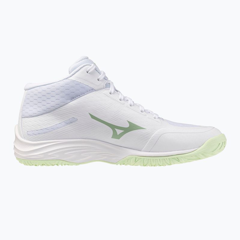 Moteriški tinklinio bateliai Mizuno Lightning Select Mid white/aqua gray/ambrosia 2