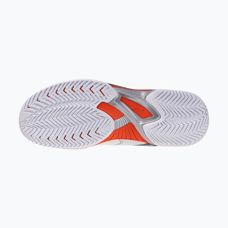 Vyriški teniso batai Mizuno Wave Exceed Court AC white/insignia blue/orange 4