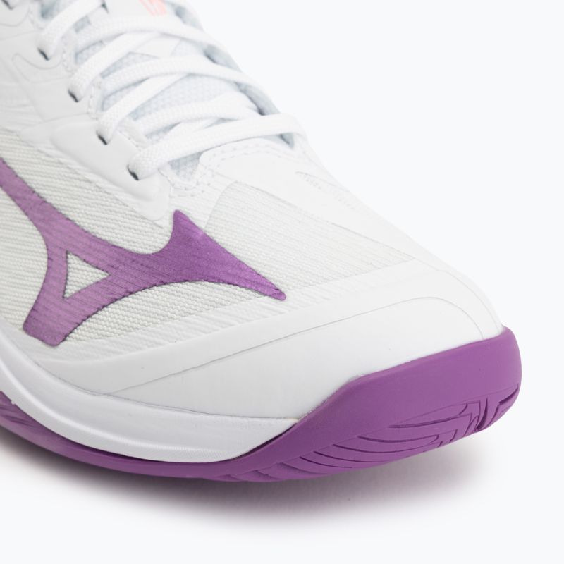 Moteriški teniso bateliai Mizuno Wave Exceed Court AC white/dahlia/lava orange 7