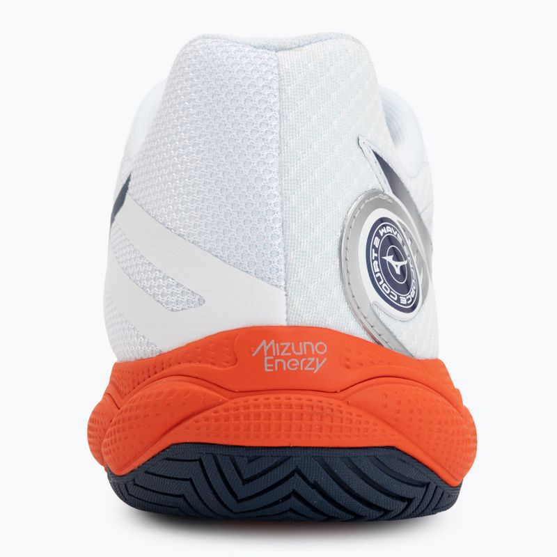 Vyriški teniso batai Mizuno Wave Enforce Court 2 AC white/insignia blue/orange 6
