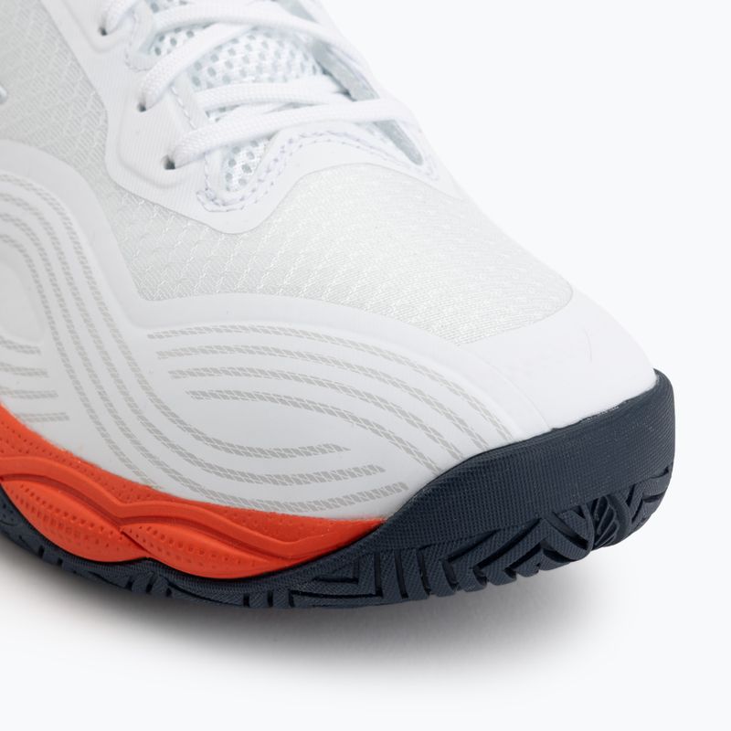 Vyriški teniso batai Mizuno Wave Enforce Court 2 AC white/insignia blue/orange 7