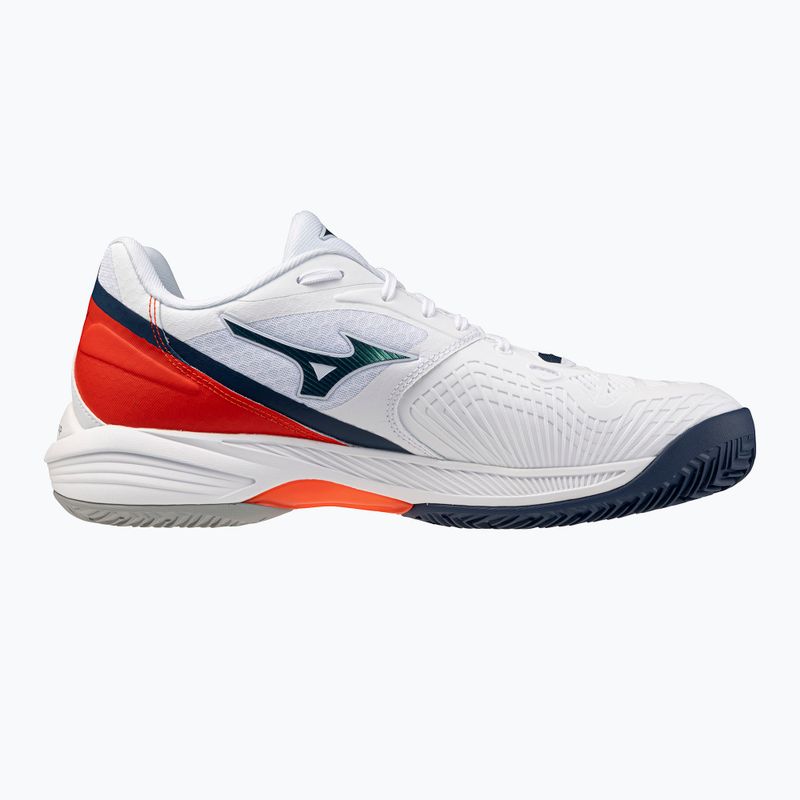 Vyriški teniso batai Mizuno Neo Ace CC white/insignia blue/orange 2