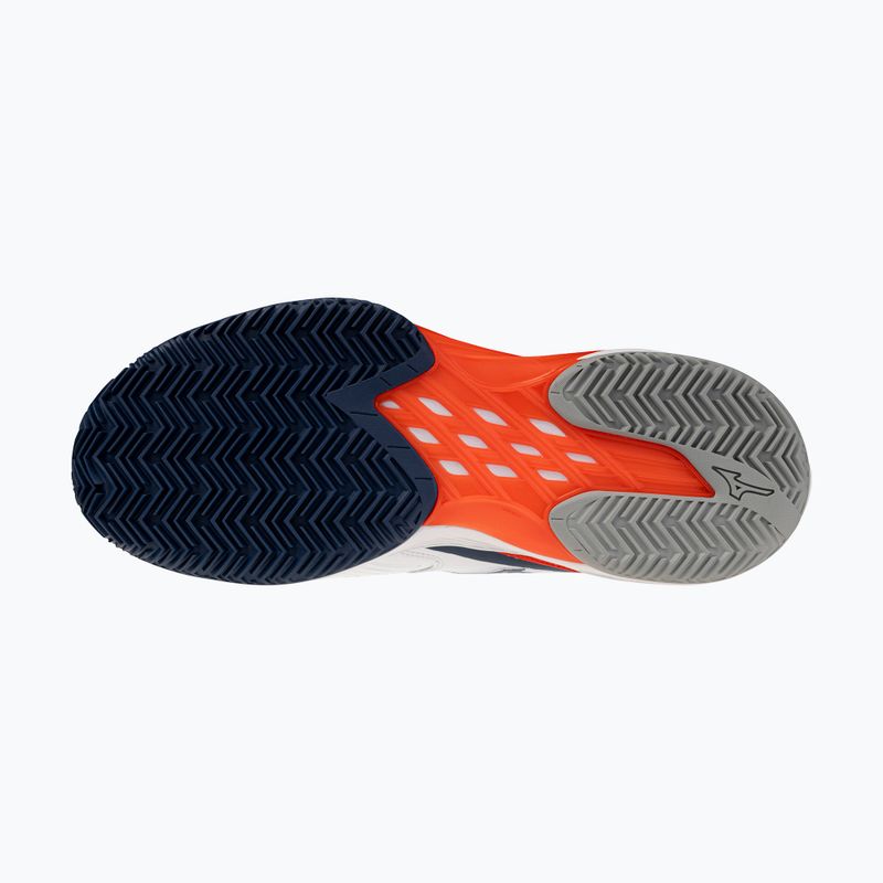 Vyriški teniso batai Mizuno Neo Ace CC white/insignia blue/orange 4