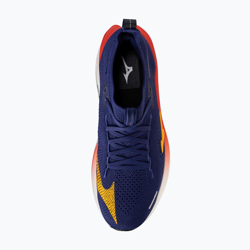 Vyriški bėgimo batai Mizuno Neo Vista 3 beacon blue/artisan's gold/tomato puree 5