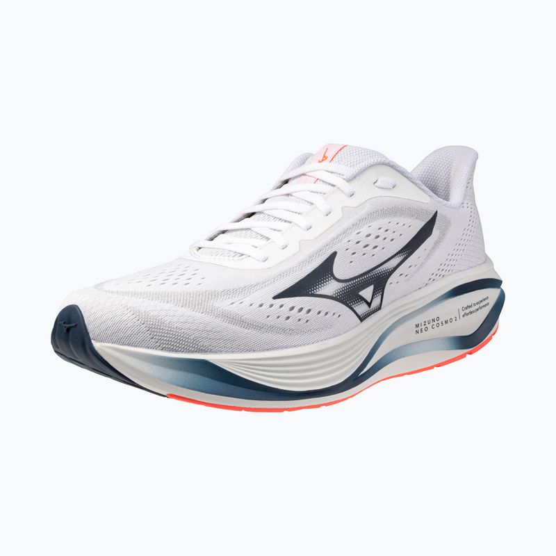 Vyriški bėgimo batai Mizuno Neo Cosmo 2 white/dress blues/neon flame 3