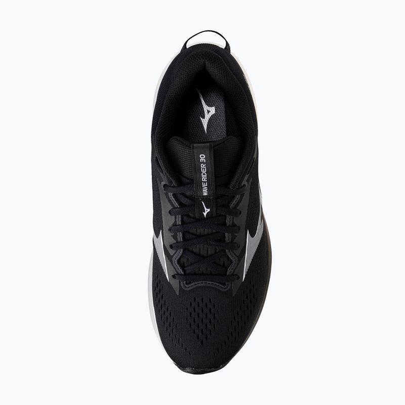 Vyriški bėgimo batai Mizuno Wave Rider 30 2E black/white 5