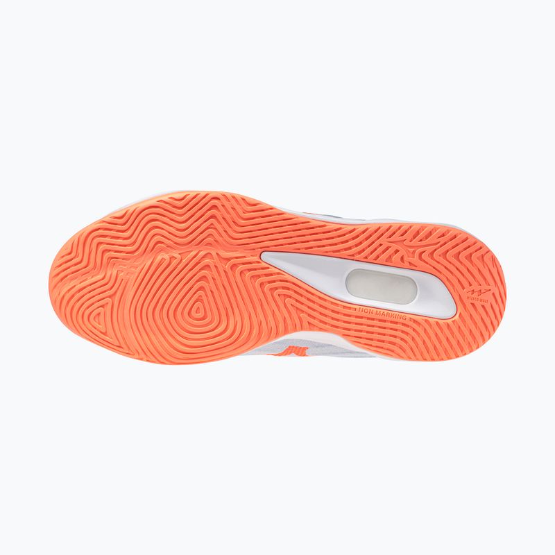 Moteriški tinklinio bateliai Mizuno Wave Luminous Elite blue finch/lava orange/flamingo coral 4