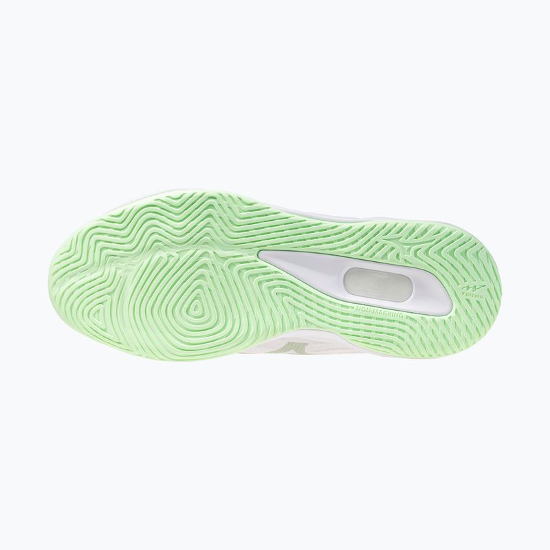 Moteriški tinklinio bateliai Mizuno Wave Luminous Elite white/aqua gray/ambrosia 4
