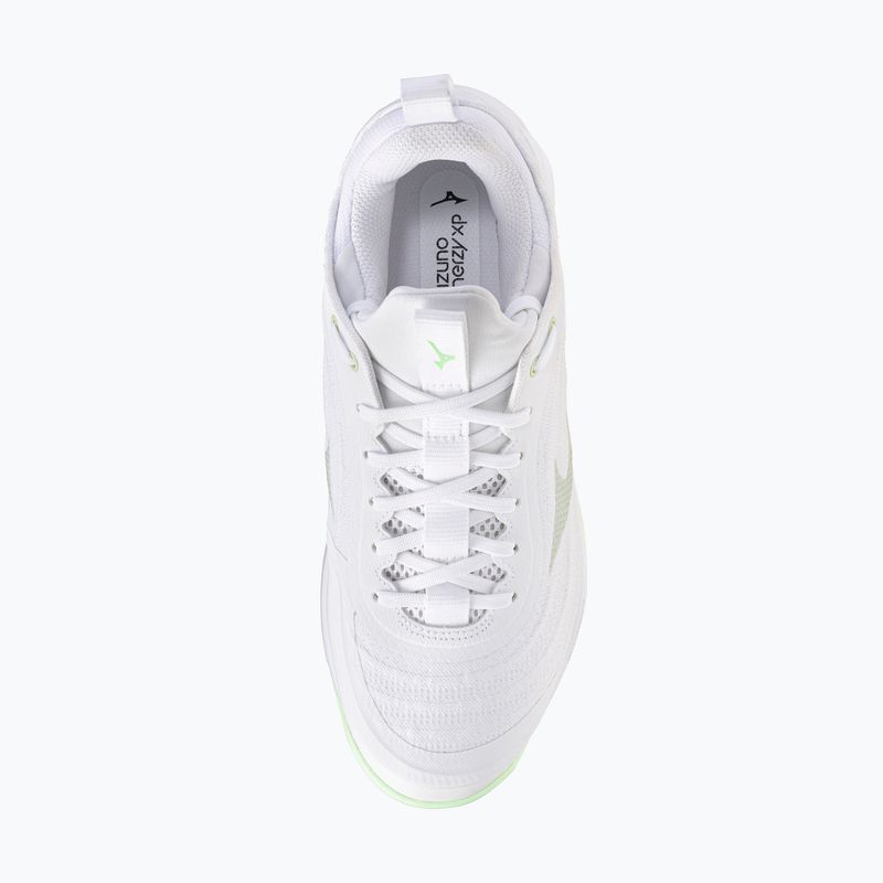 Moteriški tinklinio bateliai Mizuno Wave Luminous Elite white/aqua gray/ambrosia 5