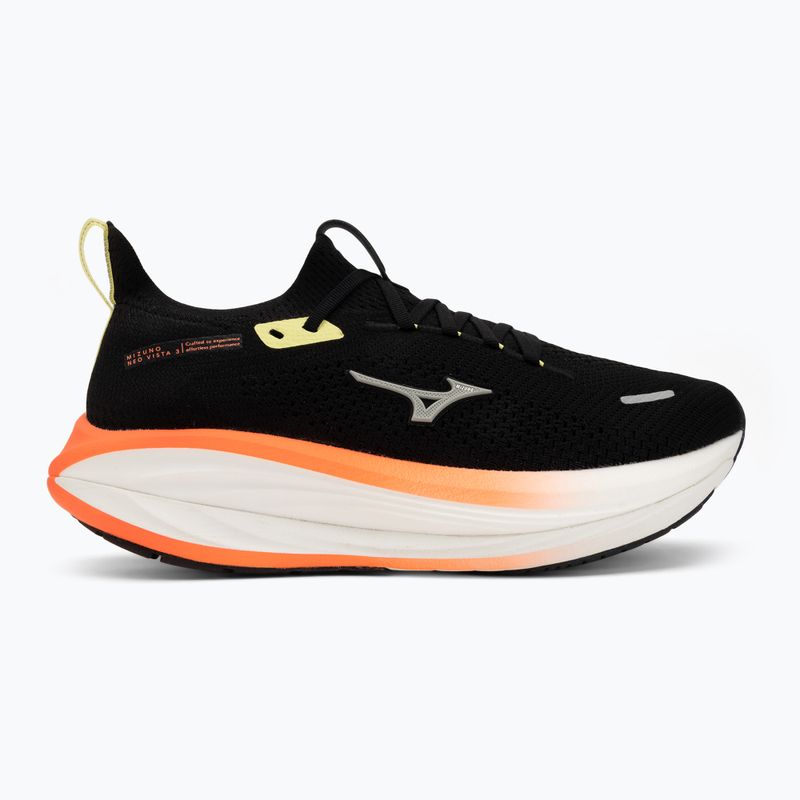 Vyriški bėgimo batai Mizuno Neo Vista 3 black/mirage gray/lava orange 2