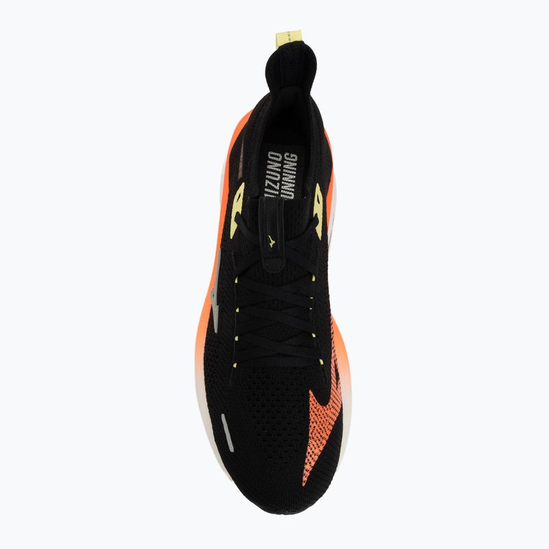Vyriški bėgimo batai Mizuno Neo Vista 3 black/mirage gray/lava orange 5