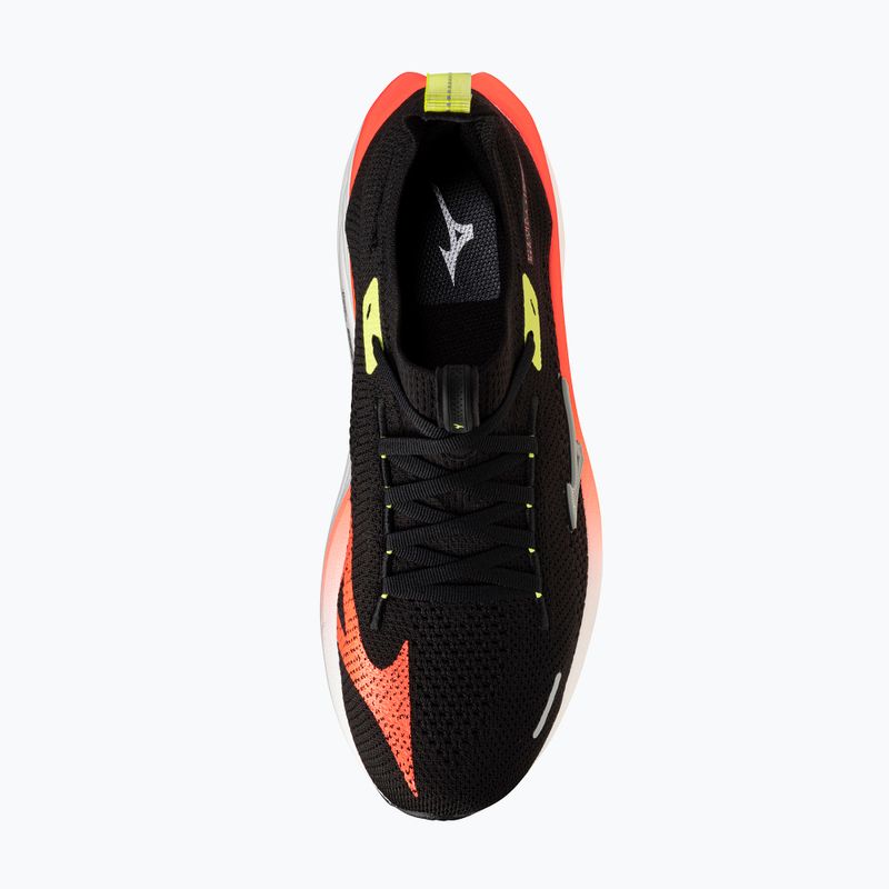 Vyriški bėgimo batai Mizuno Neo Vista 3 black/mirage gray/lava orange 12