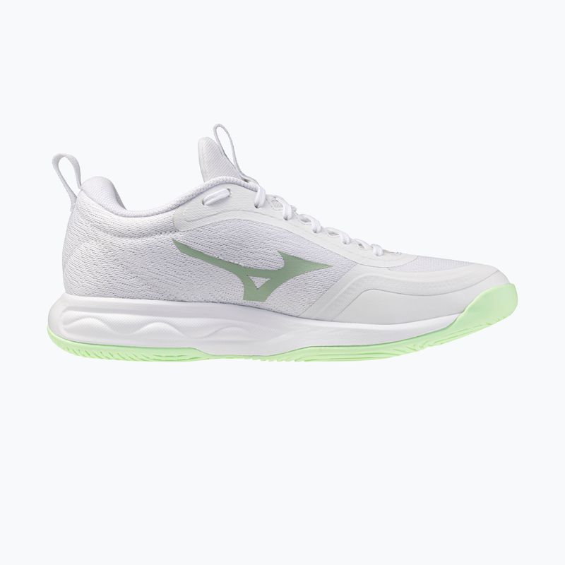 Moteriški tinklinio bateliai Mizuno Wave Luminous Pro white/aqua gray/ambrosia 2