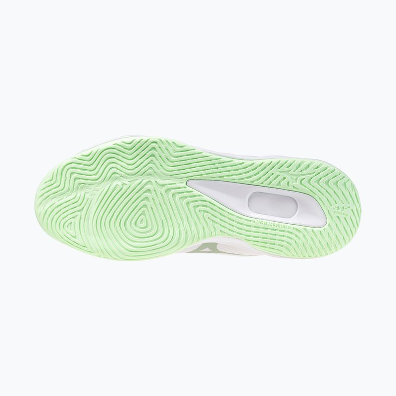 Moteriški tinklinio bateliai Mizuno Wave Luminous Pro white/aqua gray/ambrosia 4