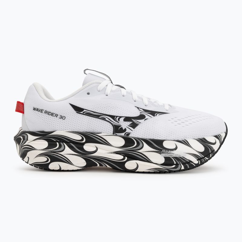 Vyriški bėgimo batai Mizuno Wave Rider 30 Disclosure white/black/high risk red 2