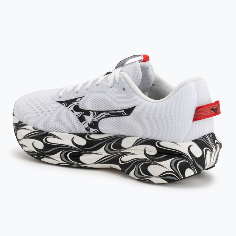 Vyriški bėgimo batai Mizuno Wave Rider 30 Disclosure white/black/high risk red 3