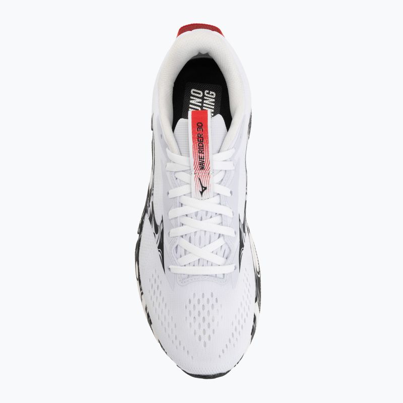 Vyriški bėgimo batai Mizuno Wave Rider 30 Disclosure white/black/high risk red 5