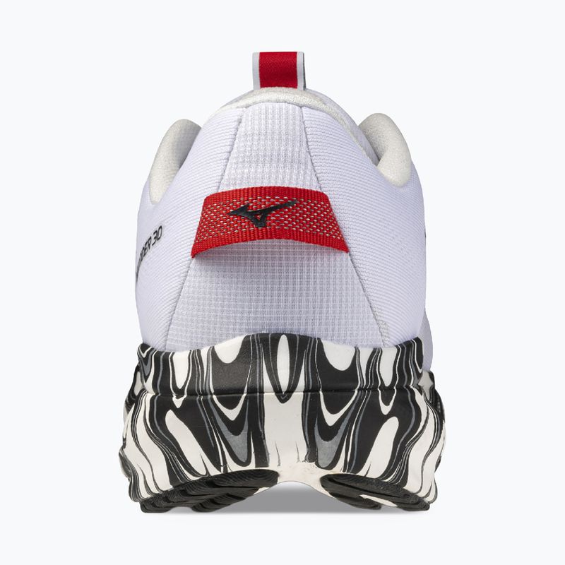 Vyriški bėgimo batai Mizuno Wave Rider 30 Disclosure white/black/high risk red 3