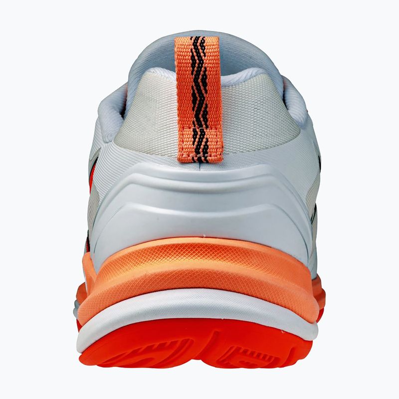 Rankinio bateliai Mizuno Wave Stealth Elite white/lava orange 3