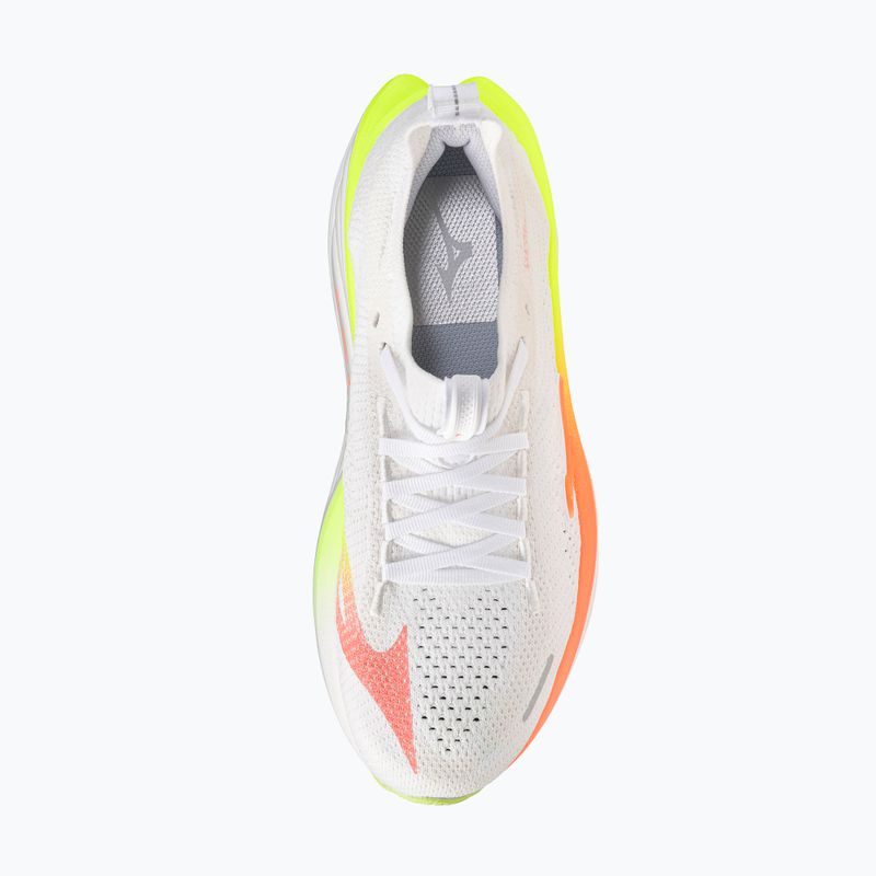 Moteriški bėgimo batai Mizuno Neo Vista 3 white/flamingo coral/lime pulp 7