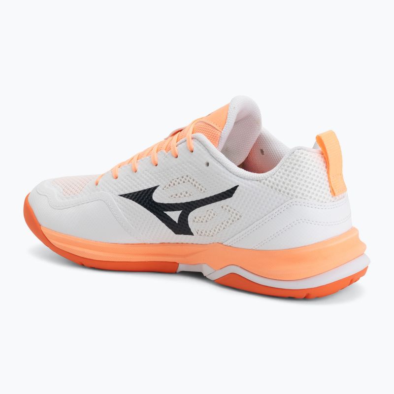 Rankinio bateliai Mizuno Wave Stealth Pro white/black/flamingo coral 3
