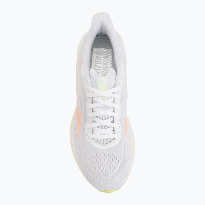 Moteriški bėgimo batai Mizuno Neo Cosmo 2 white/flamingo coral/lime pulp 5