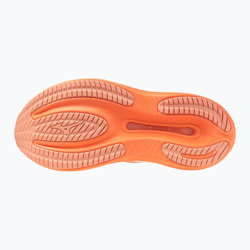 Moteriški bėgimo batai Mizuno Wave Rider 30 white/flamingo coral/lime pulp 6