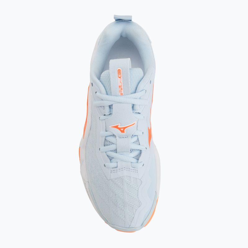 Moteriški rankinio bateliai Mizuno Wave Stealth Neo 2.1 blue finch/lava orange/white 5